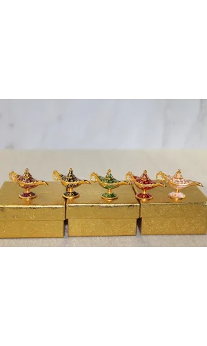 Mineli Metal Alaaddin Lambası Model 8