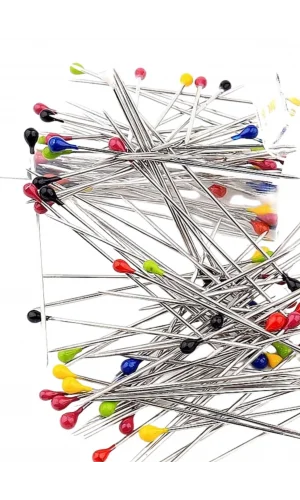 Minelli İğne Kutulu Renkli Başlı 100lü