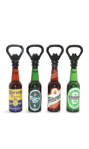 Mini İçecek Şişesi Tasarımlı Magnetli Şişe Açacağı - Model 1