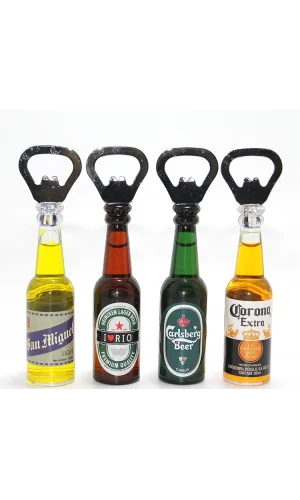 Mini İçecek Şişesi Tasarımlı Magnetli Şişe Açacağı - Model 2