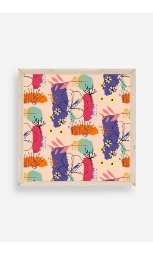 Modern Ahşap Çerçeveli Tablo