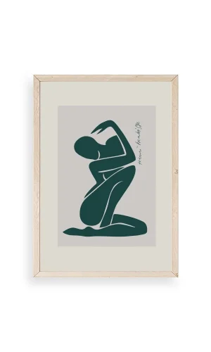 Modern Ahşap Çerçeveli Tablo