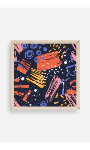 Modern Ahşap Çerçeveli Tablo