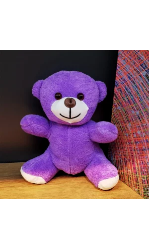 Mor Peluş Oyuncak Ayıcık