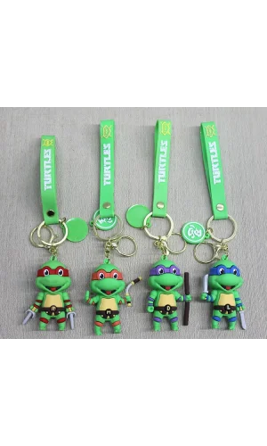 Ninja Kaplumbağalar Silikon Anahtarlık
