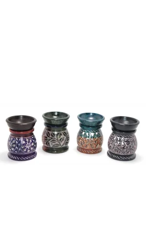 Obsidian Taşı Buhurdanlık Model 4