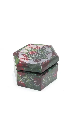 Obsidian Taşı Kutu Model 4