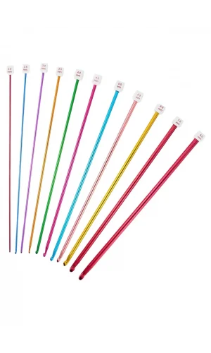 Örgü Tığ Metalize 25 cm  4,5 Numara