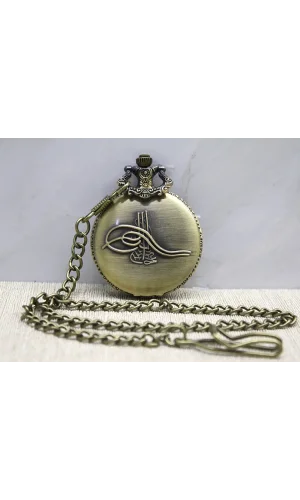 Osmanlı Tuğralı Köstekli Saat