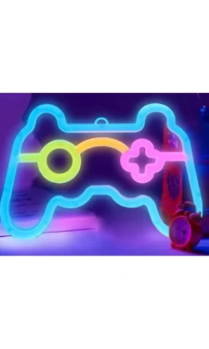 Oyun Konsolu Tasarımlı Neon Led