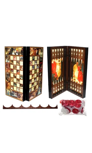 Özel Tasarlanmış Kaplumbağa Terbiyecisi Tavla