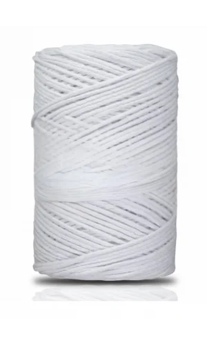 Pamuk Makrome 2 mm Beyaz