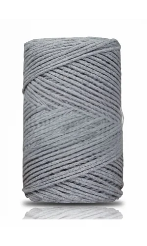 Pamuk Makrome 2 mm Gri