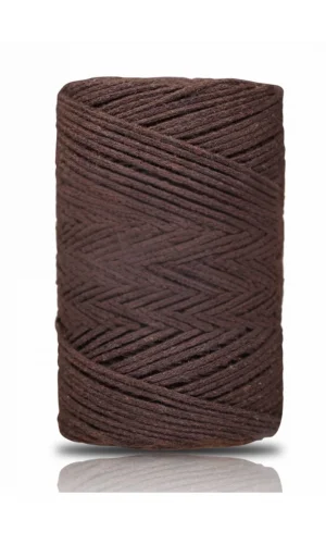 Pamuk Makrome 2 mm Kahverengi