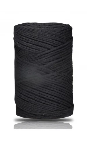 Pamuk Makrome 2 mm Siyah