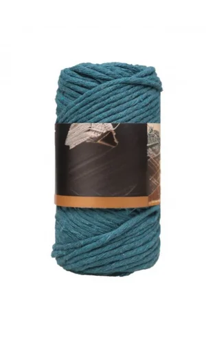 Pamuk Makrome 4 mm İp Petrol