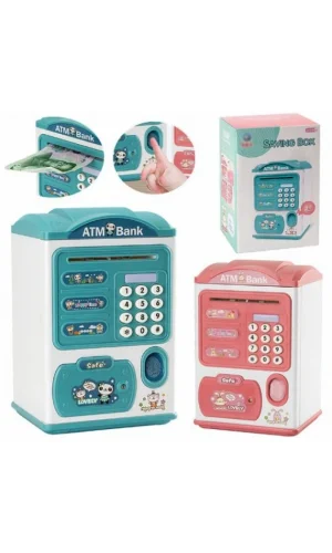 Parmak İzi ve Şifreli Elektronik ATM Kumbara