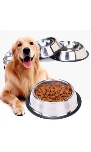 Paslanmaz Çelik Metal Mama Kabı 15 cm.