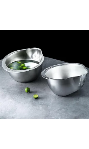 Paslanmaz Çelik Pirinç Süzgeci