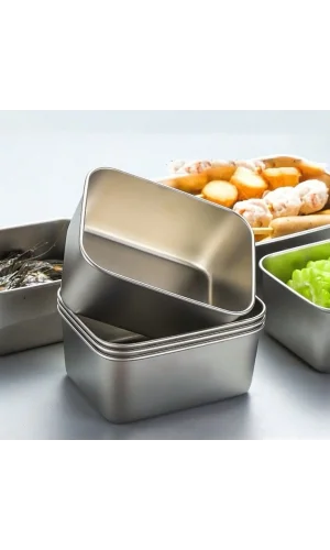 Paslanmaz Çelik Saklama Kabı