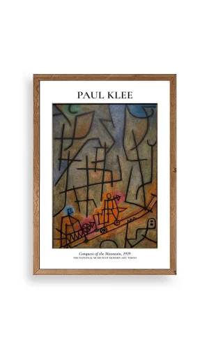 Paul Klee Ahşap Çerçeveli Tablo