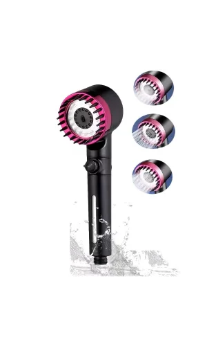 Pembe 3 Modlu Filtreli Duş Başlığı