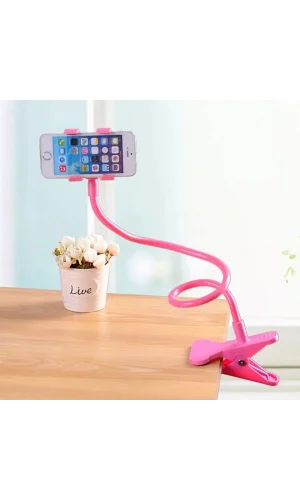 Pembe Renk Akrobat Telefon Tutucu Oynar Başlıklı