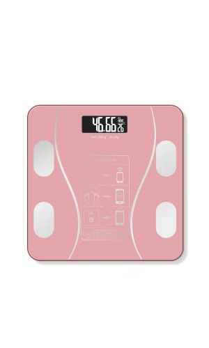 Pembe Renk Bluetooth Özellikli Akıllı Tartı
