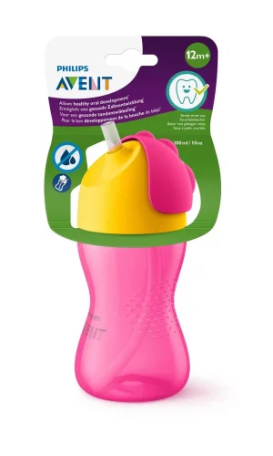 Philips Avent Pipetli Bardak +12 Ay 300 ml - Pembe