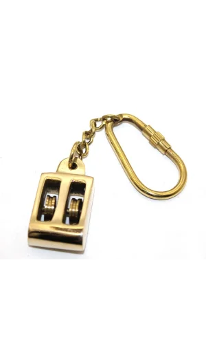 Pirinç Anahtarlık Model 1