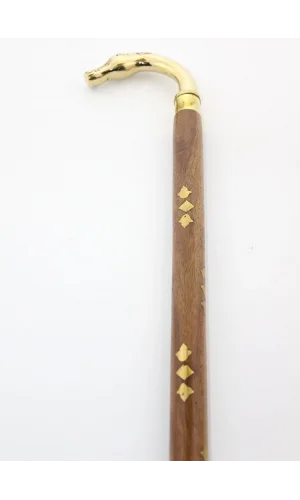 Pirinç At Büstü Baston Model 2