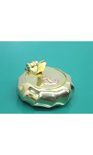 Pirinç Çapalı Kapaklı Küllük 5 Cm