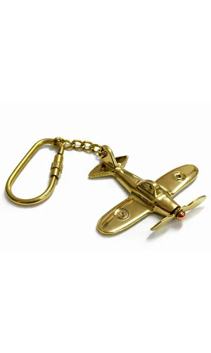 Pirinç Uçak Anahtarlık