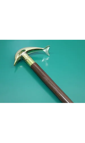 Pirinç Yunus Balıklı Baston