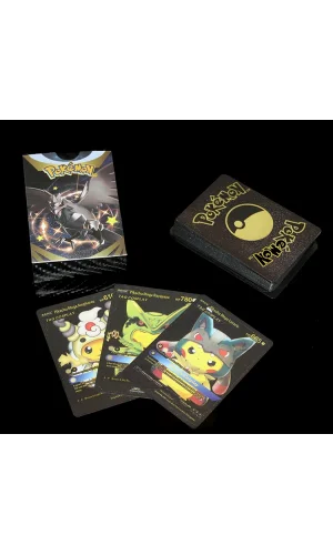 Pokemon Oyun Kartı Metalik Siyah Deste