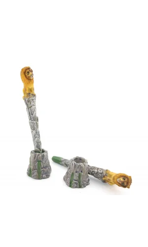 Polyester Aslan Figürlü Tükenmez Kalem