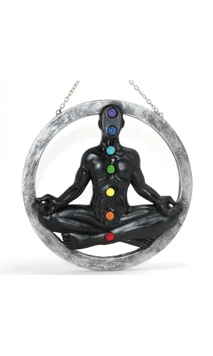 Polyester Duvara Asmalı 7 Chakra Pano