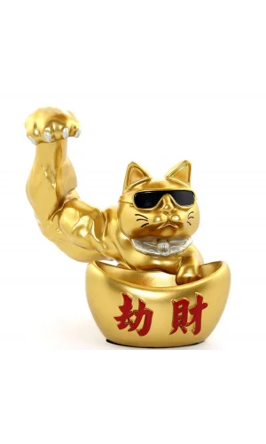 Polyester Şanslı Kedi Figürü Model 1