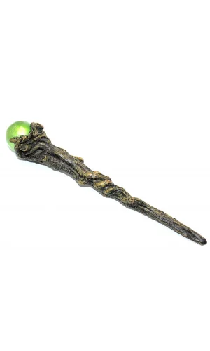 Polyester Sihirli Asa Model 1 Yeşil Detaylı