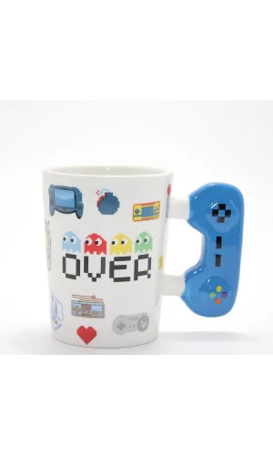 Porselen Game Over Kupa Bardak