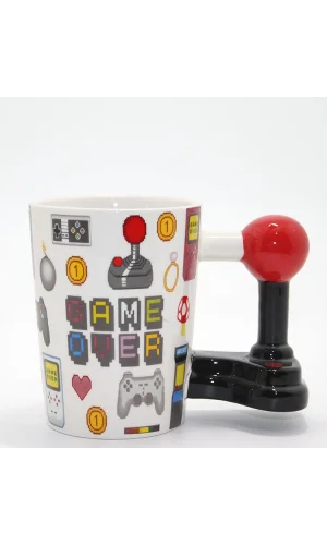 Porselen Game Over Kupa Bardak Model 4