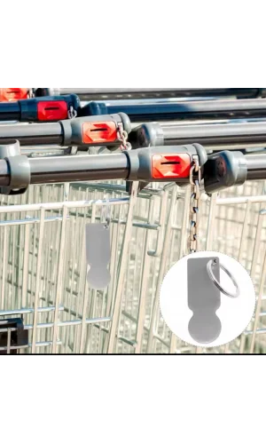 Pratik Alışveriş Arabası Anahtarlığı