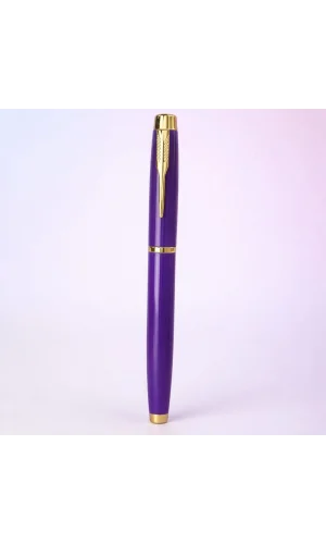 Premium Mor Metal Roller Kalem