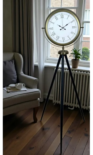 Prestij Vintage Tripod Ayaklı Saat