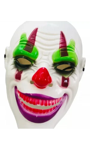 Psikopat Palyaço Temalı Joker Maskesi