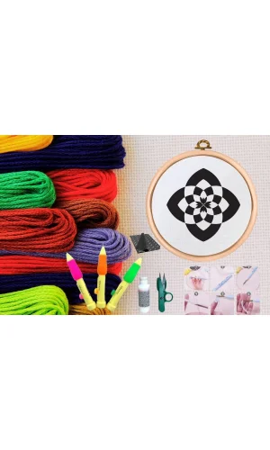 Punch Seti Nakış Seti Kasnaklı Kendin Yap Seti Seri 103