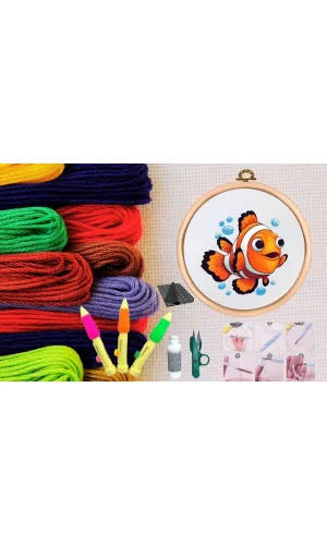 Punch Seti Nakış Seti Kasnaklı Kendin Yap Seti Seri 116