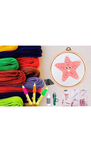 Punch Seti Nakış Seti Kasnaklı Kendin Yap Seti Seri 118