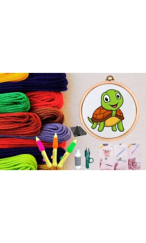 Punch Seti Nakış Seti Kasnaklı Kendin Yap Seti Seri 125