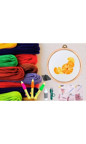 Punch Seti Nakış Seti Kasnaklı Kendin Yap Seti Seri 136